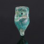 Ancient monochrome glass pendant, amphora shaped, 4 century BC